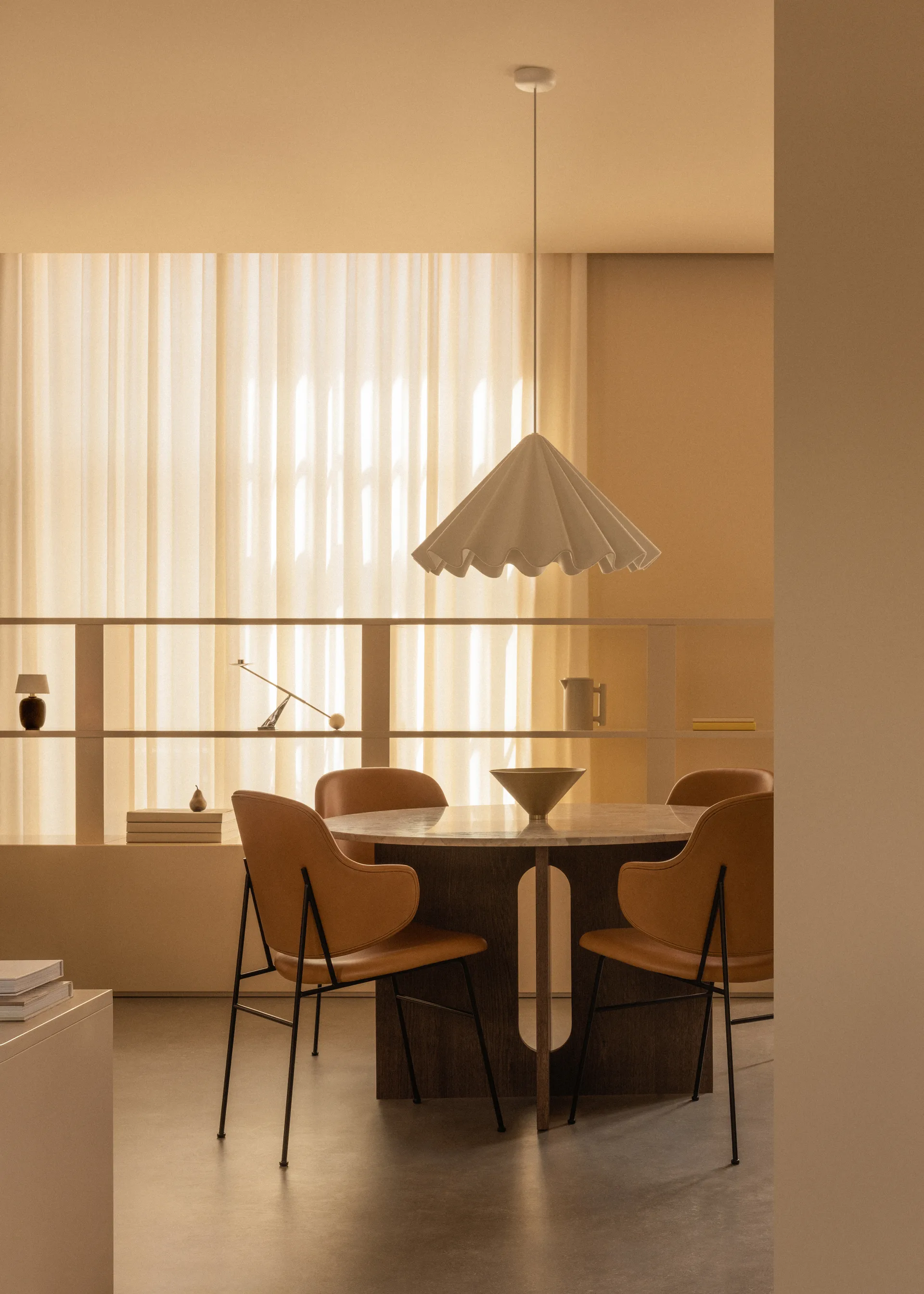 Candeeiro suspenso Dancing Ø65 cm, Off white Audo Copenhagen