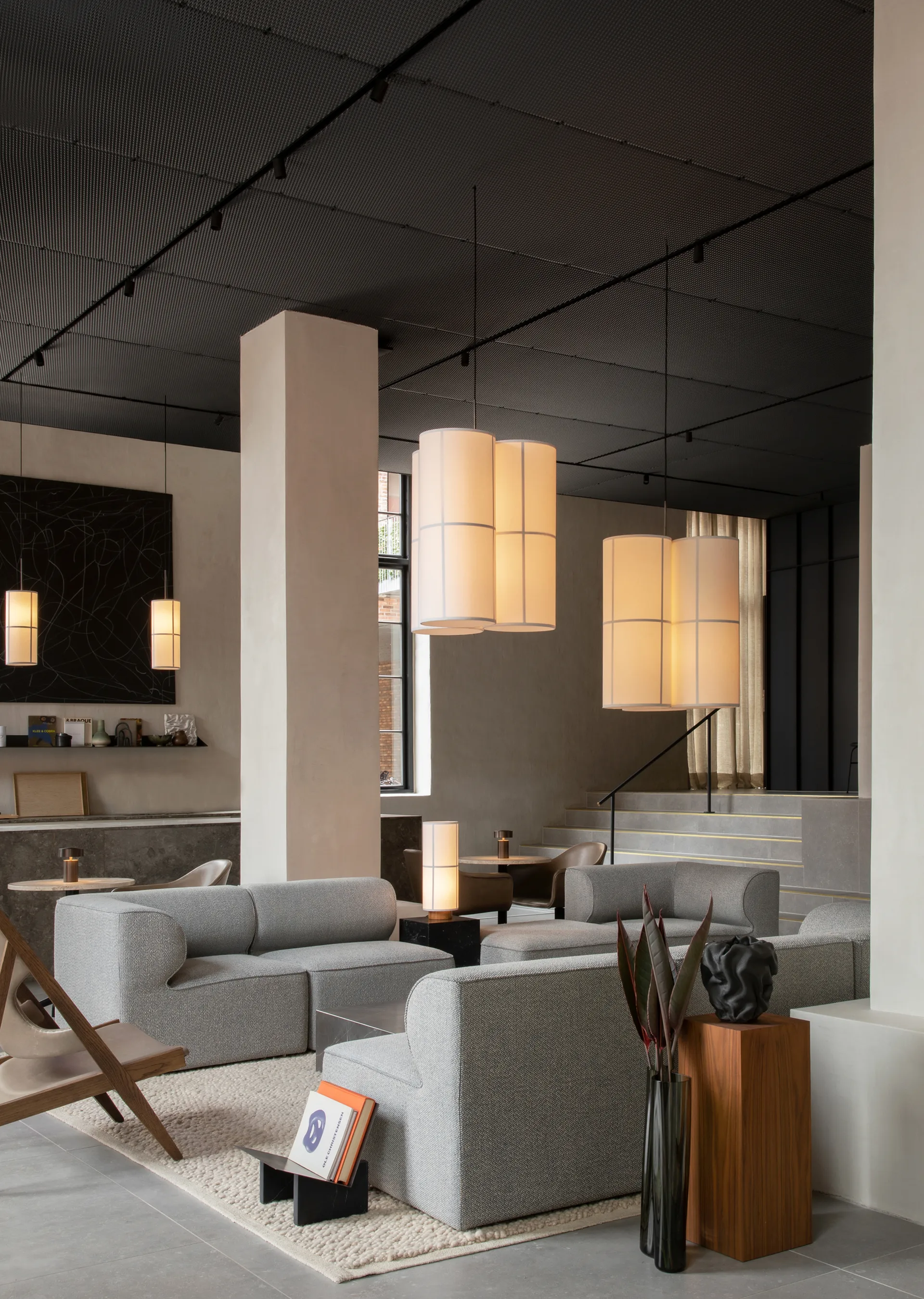 Candeeiro suspenso raw Hashira Cluster, 75 cm Audo Copenhagen