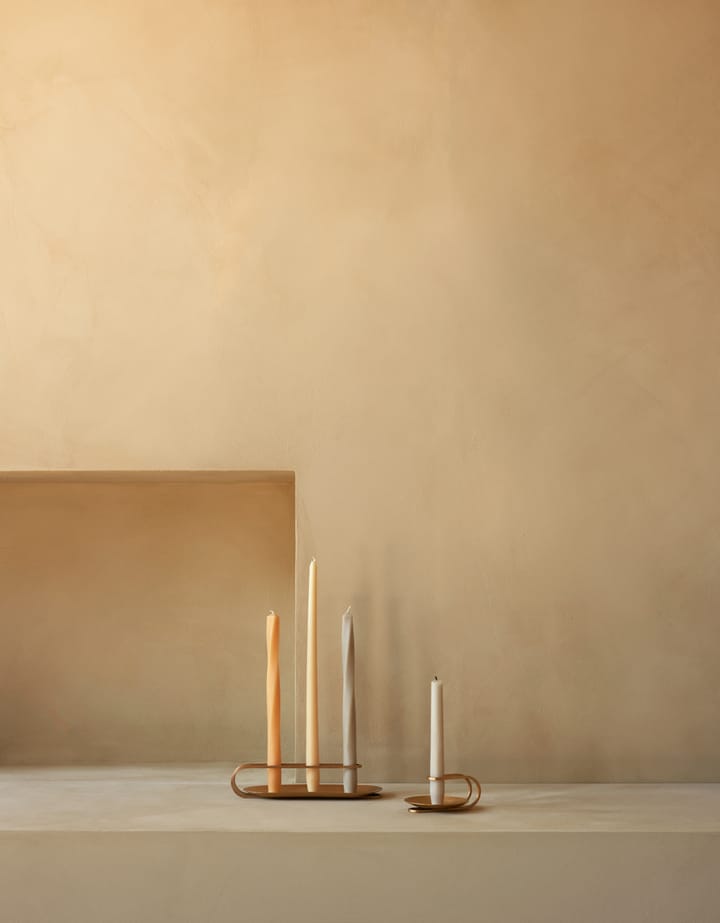 Castiçal Clip para 3 velas - 5cm, Mässing Audo Copenhagen