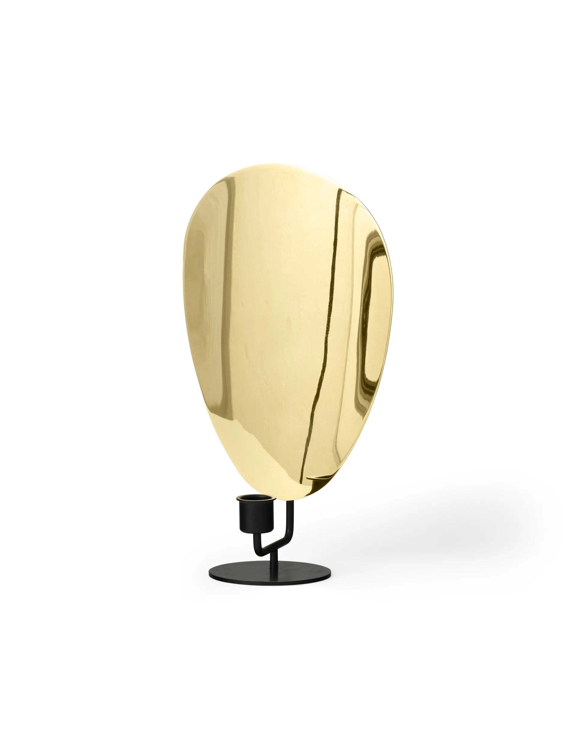 Castiçal Flambeau 30 cm, Black-polished brass Audo Copenhagen