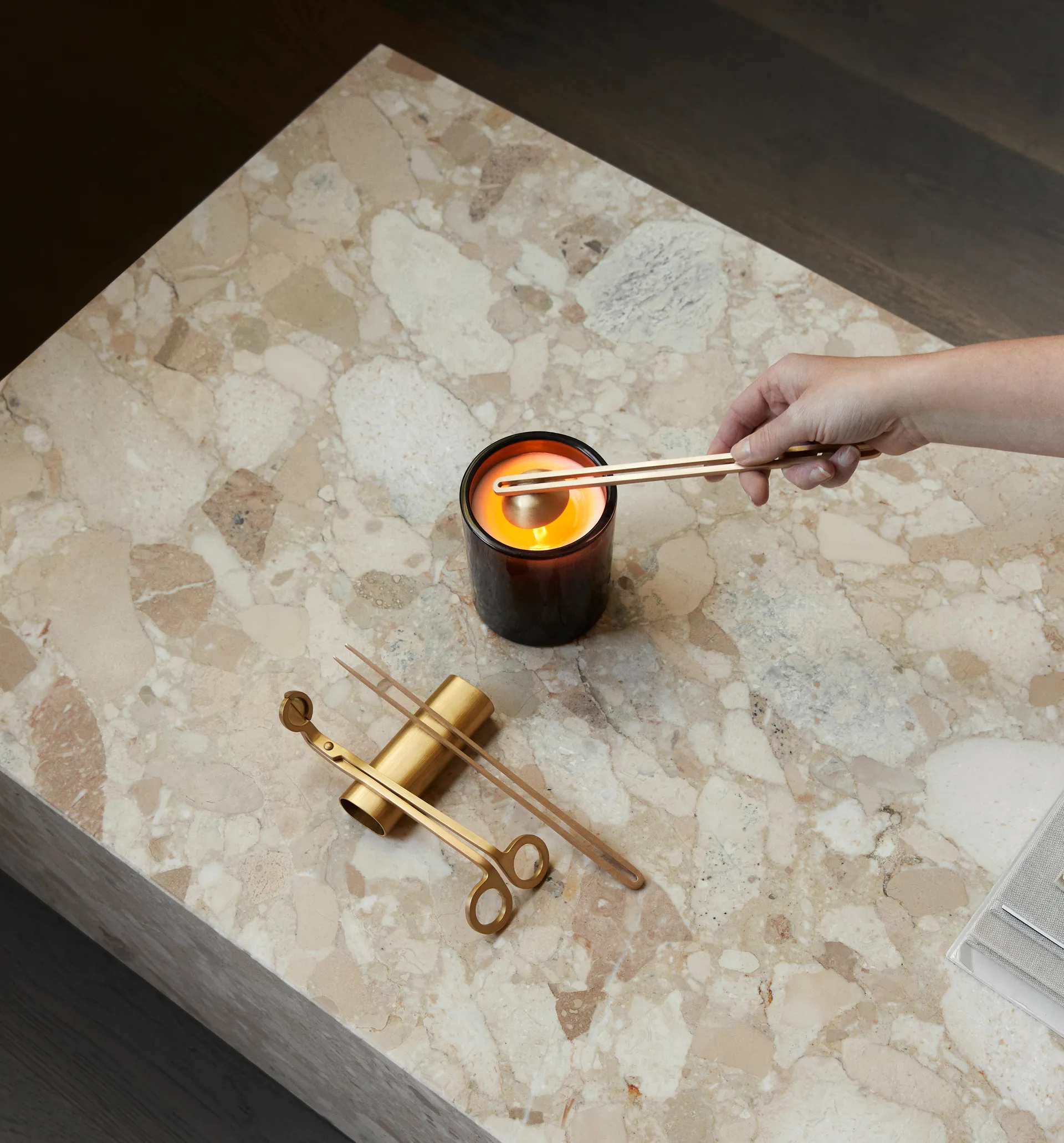 Clip care kit luz 4 peças, Latão  Audo Copenhagen