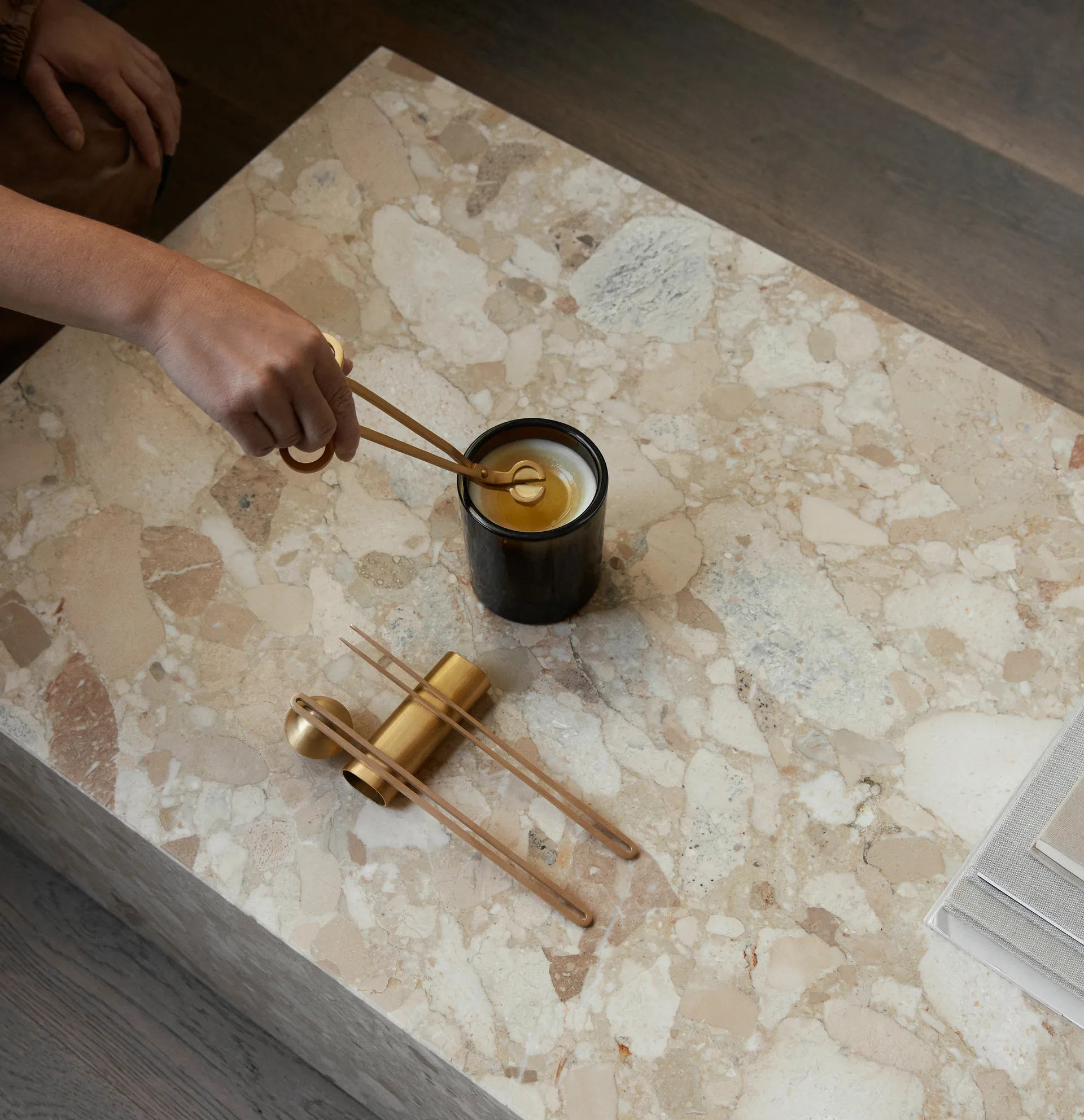 Clip care kit luz 4 peças, Latão  Audo Copenhagen