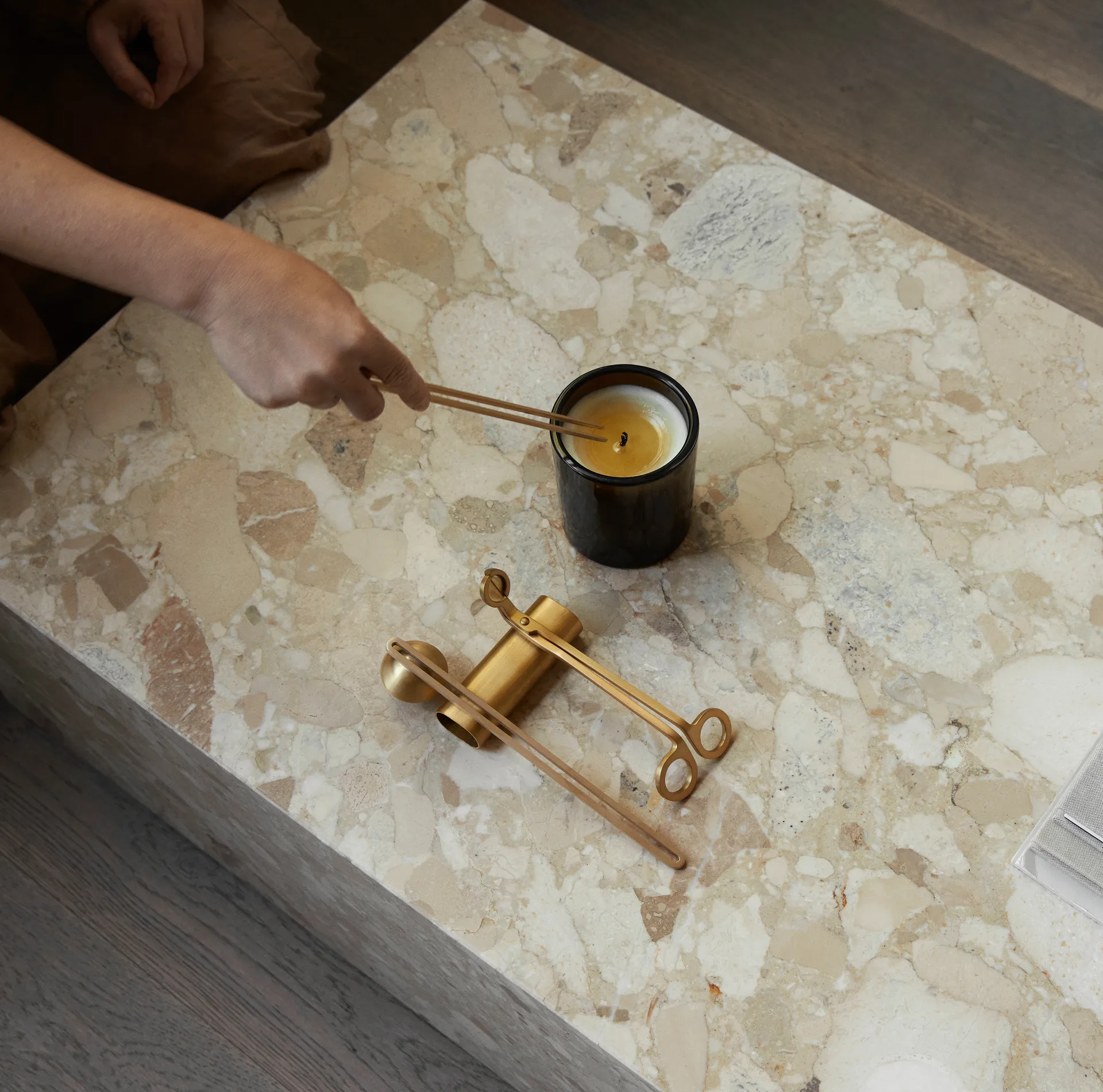 Clip care kit luz 4 peças, Latão  Audo Copenhagen