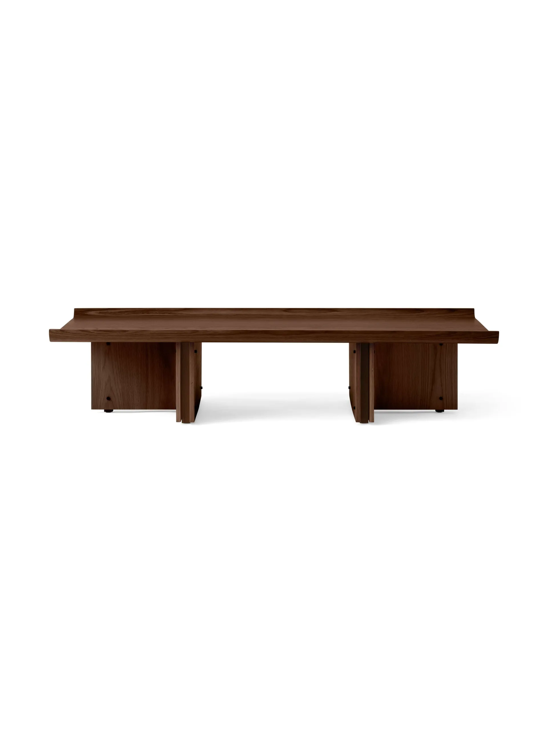 Conrad Lounge Table em carvalho, Carvalho escurecido, 149x74 cm Audo Copenhagen