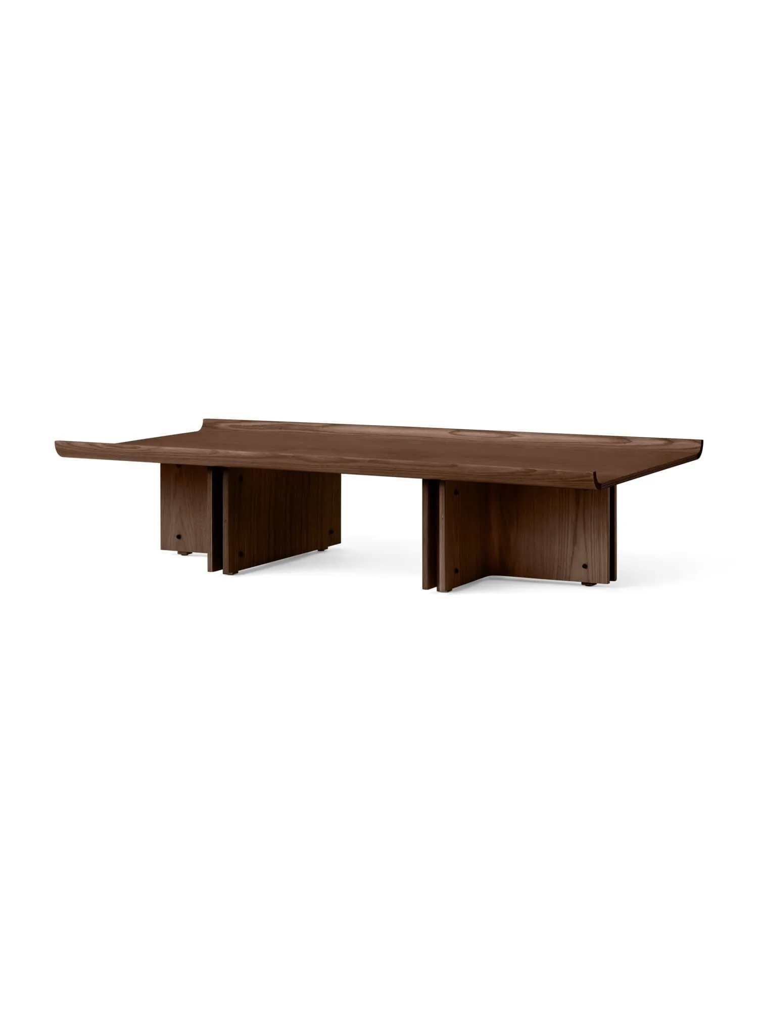 Conrad Lounge Table em carvalho, Carvalho escurecido, 149x74 cm Audo Copenhagen