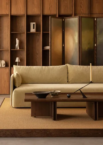 Conrad Lounge Table em carvalho - Carvalho escurecido, 149x74 cm - Audo Copenhagen