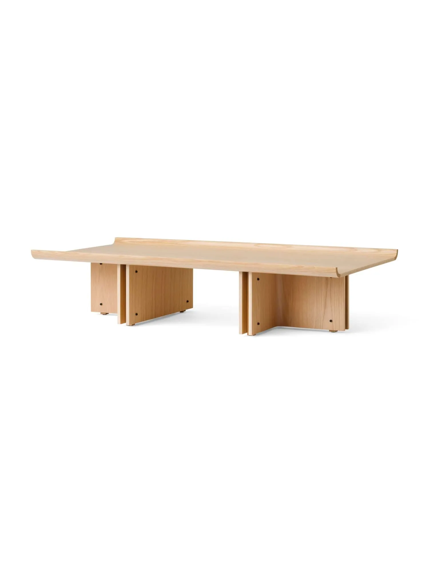 Conrad Lounge Table em carvalho, Carvalho natural, 149x74 cm Audo Copenhagen