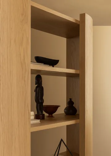 Crescent prateleira - Carvalho não tratado, 150x173 cm - Audo Copenhagen