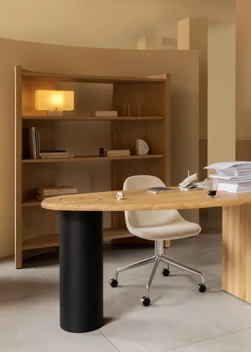 Crescent prateleira - Carvalho não tratado, 150x173 cm - Audo Copenhagen