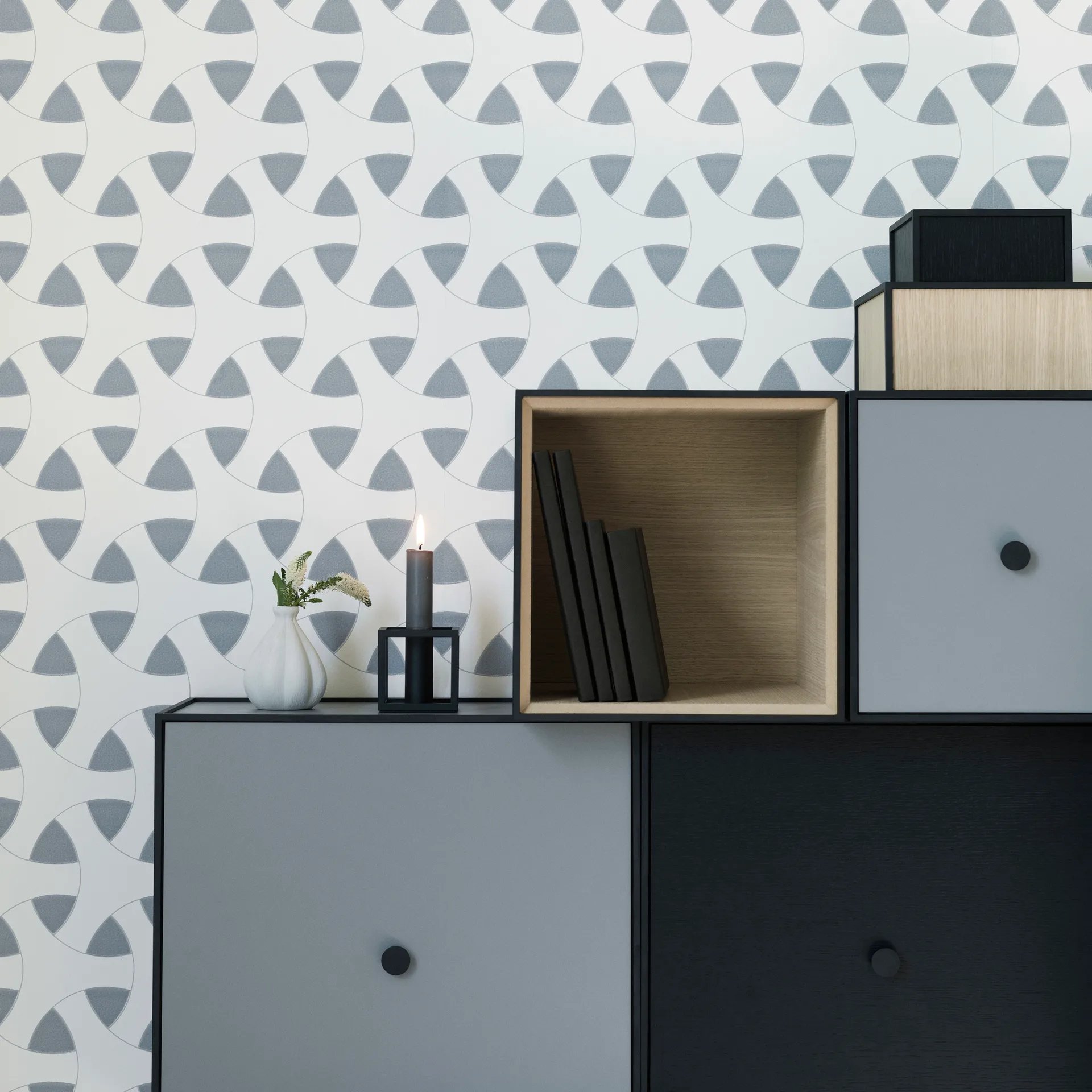 Cubo com porta Frame 35, cinza escuro Audo Copenhagen