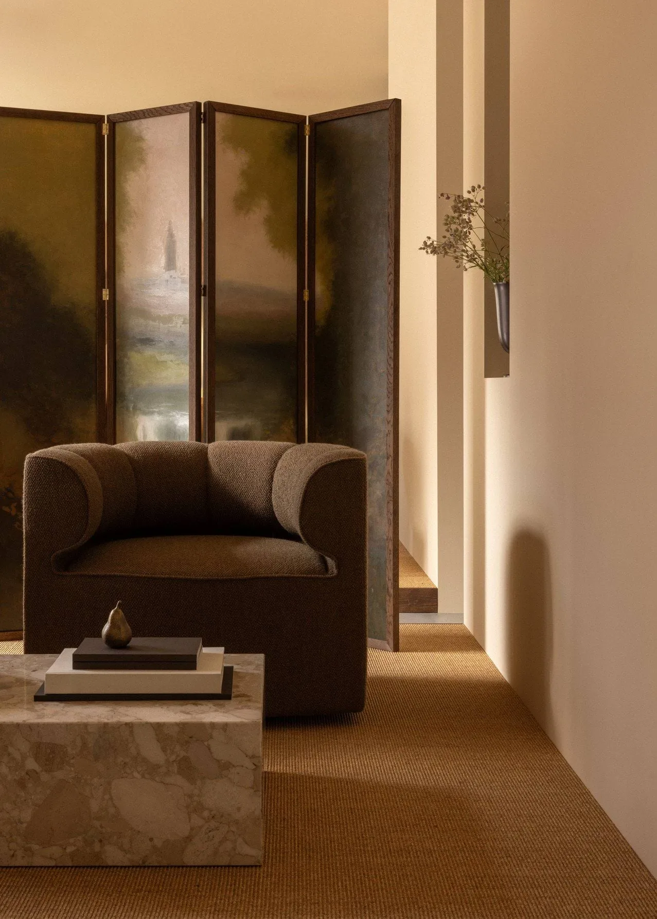 Eave Seamline cadeira lounge, Siennatonal 12 Audo Copenhagen
