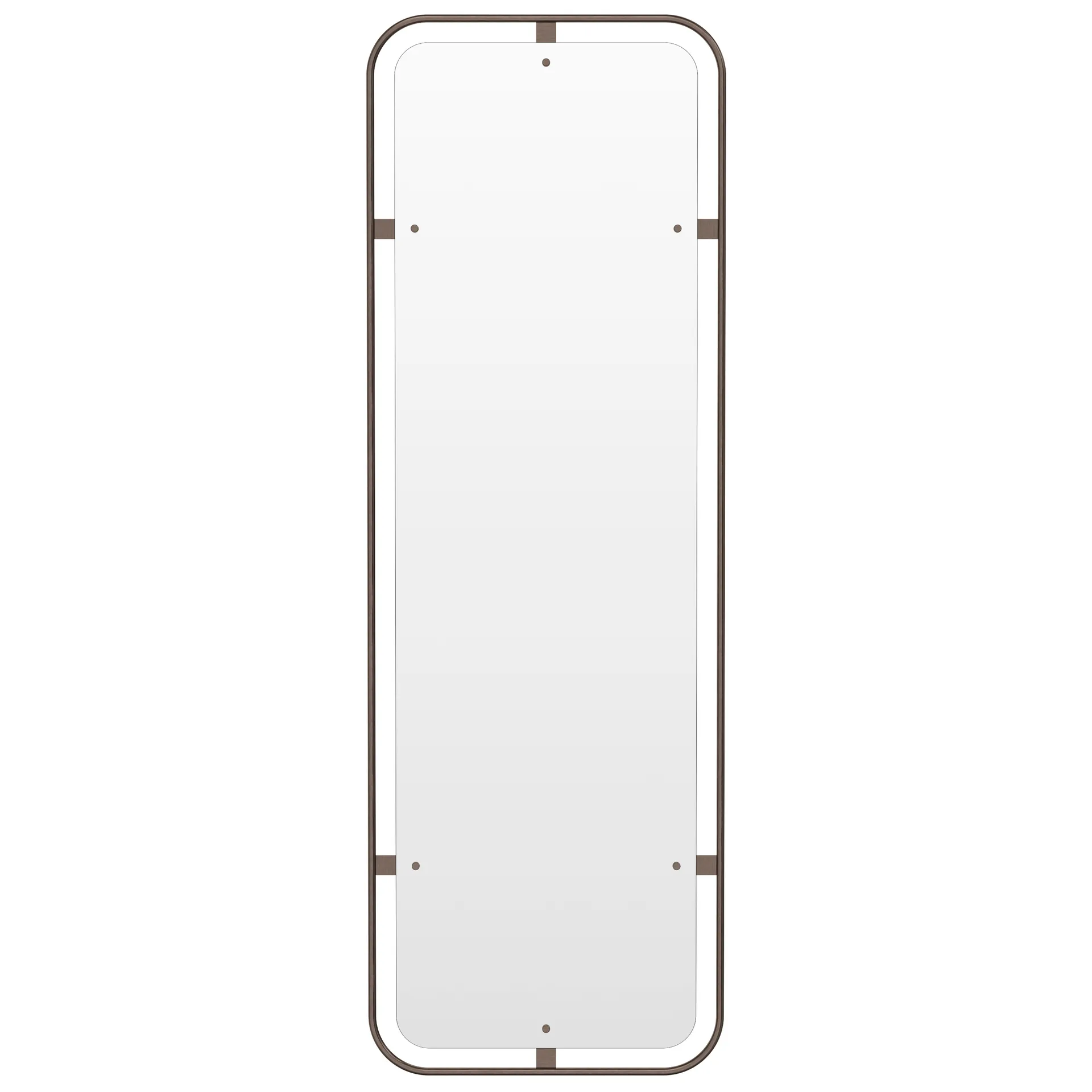 Espelho Nimbus retangular, Bronzed brass Audo Copenhagen