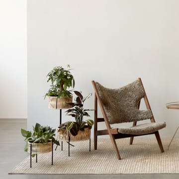 Floreira rattan-aço Umanoff - 32,5 cm - Audo Copenhagen