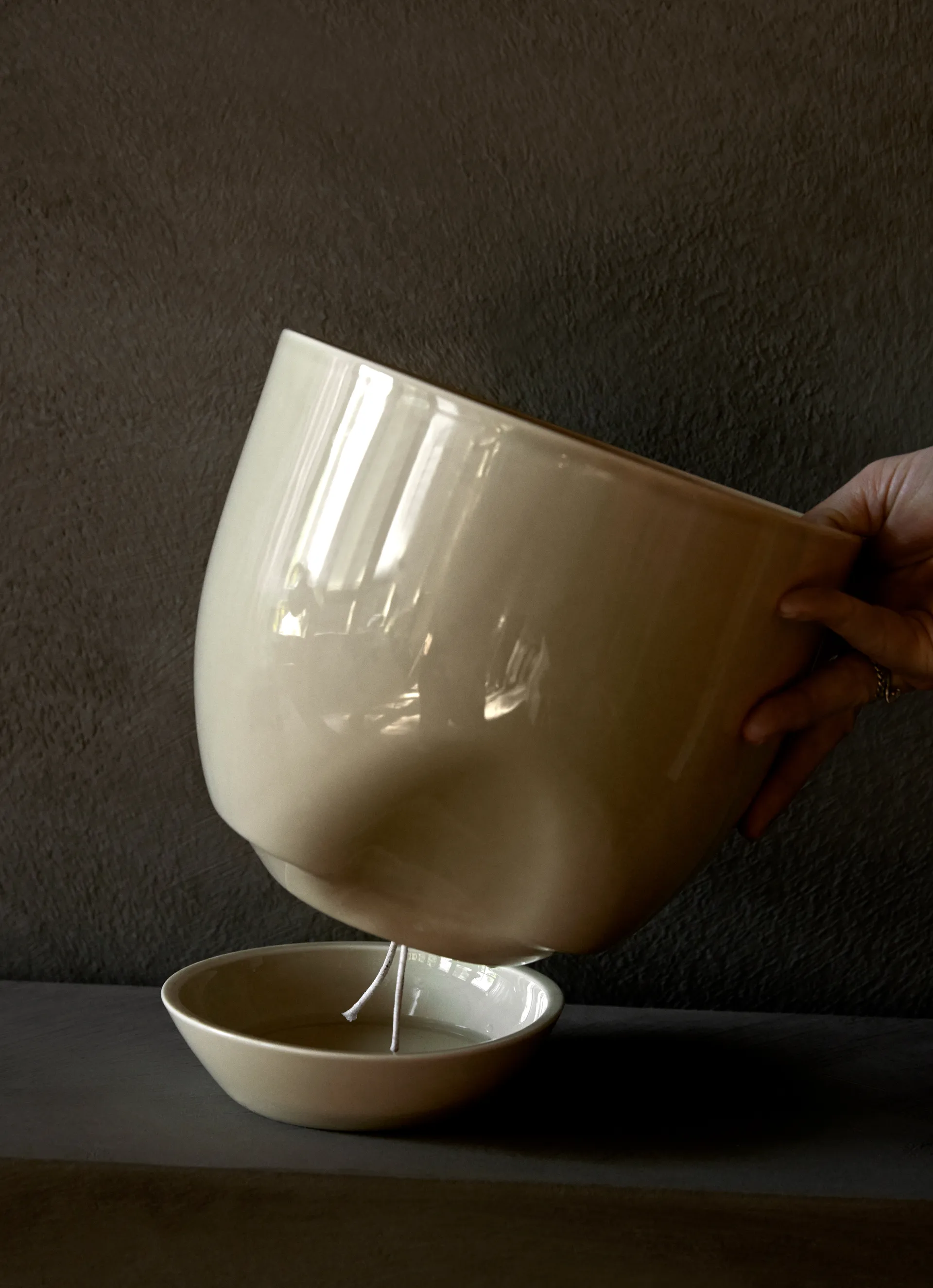 Hydrous vaso de flores Ø20 cm, Cinzento Audo Copenhagen