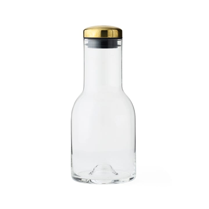 Jarro Water Bottle - vidro-latão - Audo Copenhagen