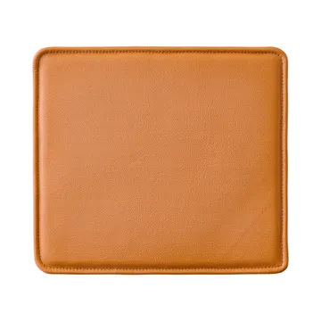 Mauro almofada de assento para cadeira - Couro Madras Cognac - Audo Copenhagen