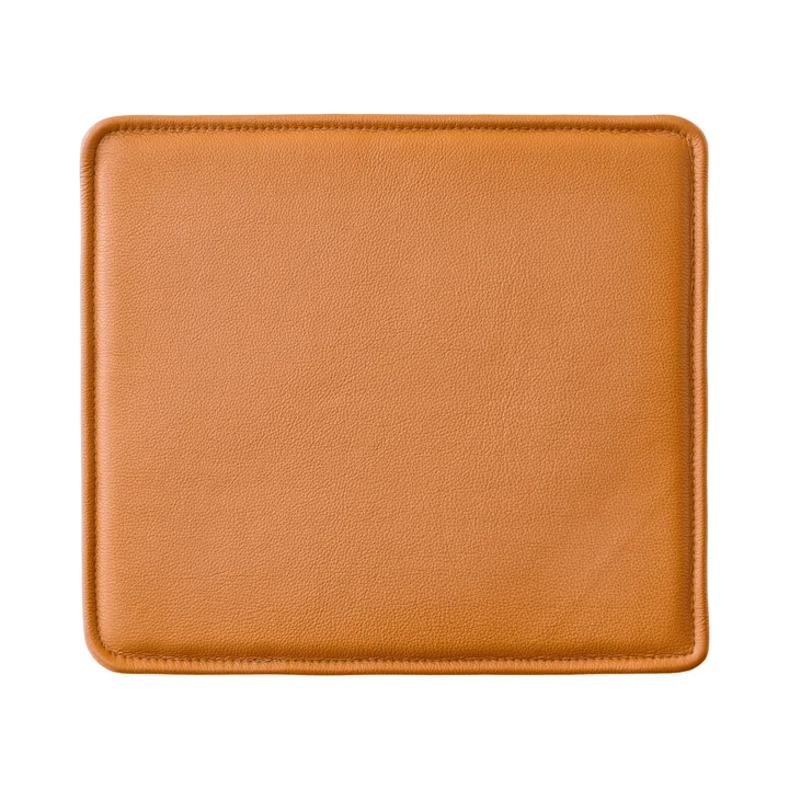 Mauro almofada de assento para cadeira - Couro Madras Cognac - Audo Copenhagen