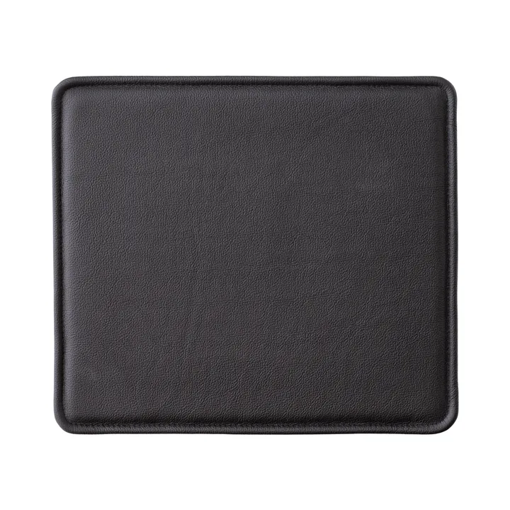 Mauro almofada de assento para cadeira - Pele Madras Black - Audo Copenhagen