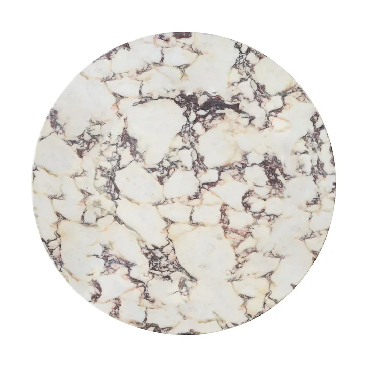 Mesa de apoio Androgyne - Calacatta Viola, Ø65 cm - Audo Copenhagen