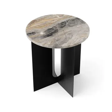 Mesa de apoio Androgyne - Grey galaxy, Ø42 cm - Audo Copenhagen