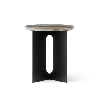 Mesa de apoio Androgyne - Grey galaxy, Ø42 cm - Audo Copenhagen