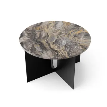 Mesa de apoio Androgyne - Grey galaxy, Ø65 cm - Audo Copenhagen
