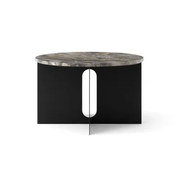 Mesa de apoio Androgyne - Grey galaxy, Ø65 cm - Audo Copenhagen