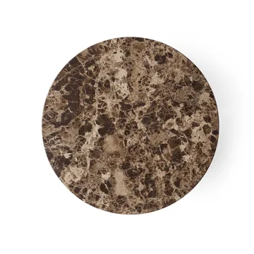 Mesa de apoio Androgyne - Mármore Emperador-aco preto, Ø42 cm - Audo Copenhagen