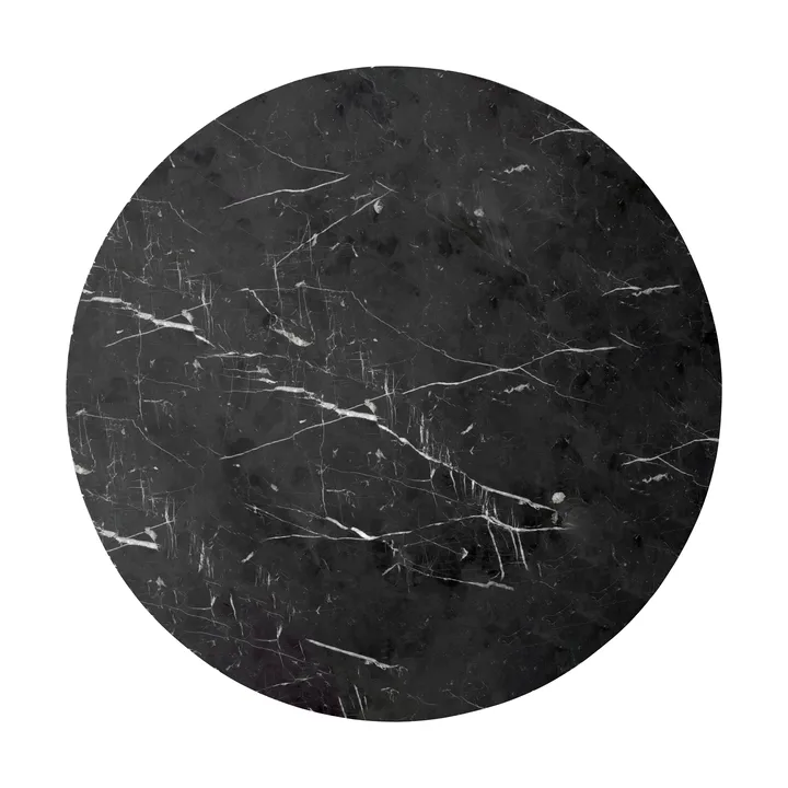 Mesa de apoio Androgyne - Nero Marquina, Ø65 cm - Audo Copenhagen