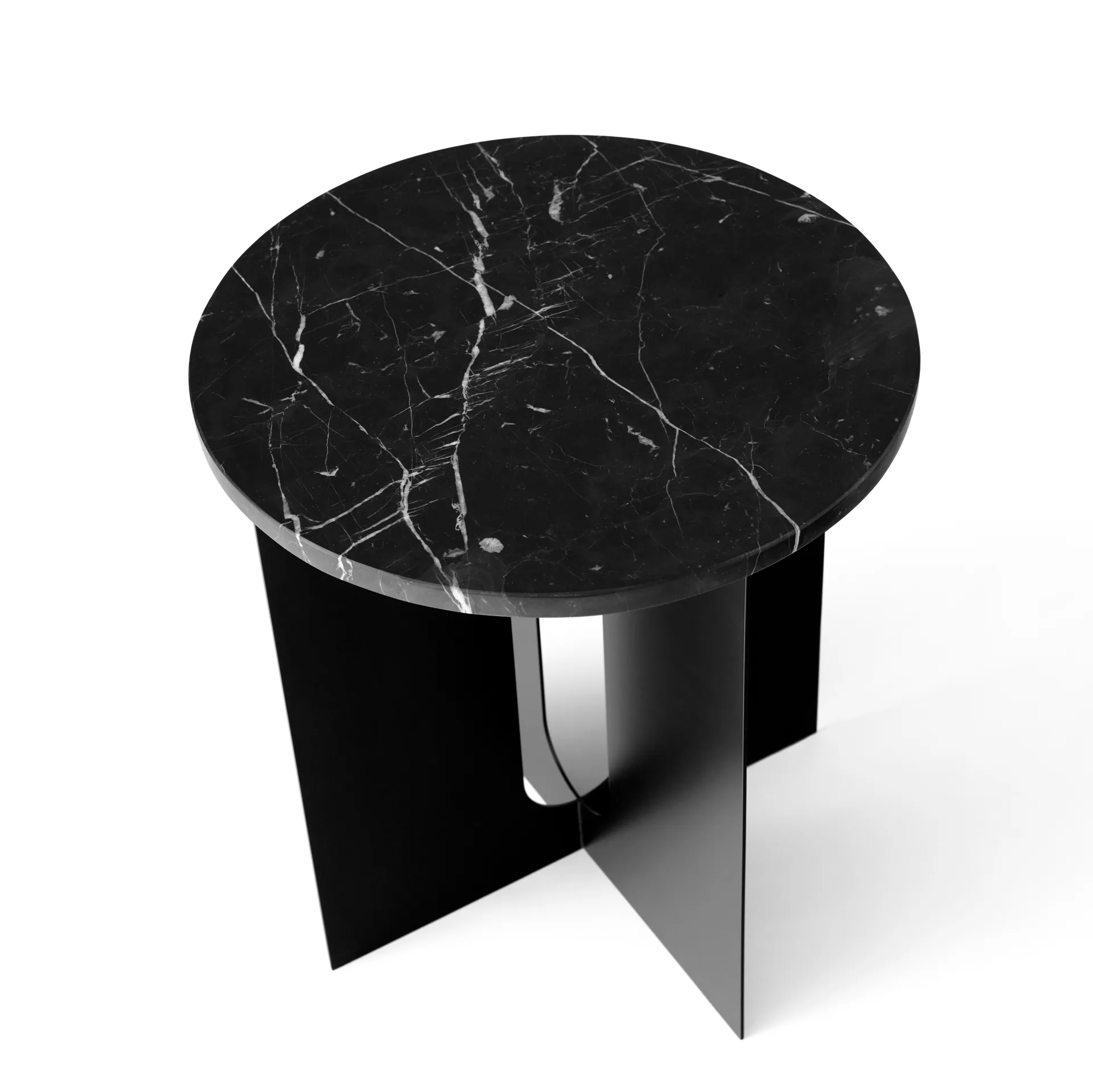 Mesa de apoio Androgyne, Preto, Ø42 cm Audo Copenhagen