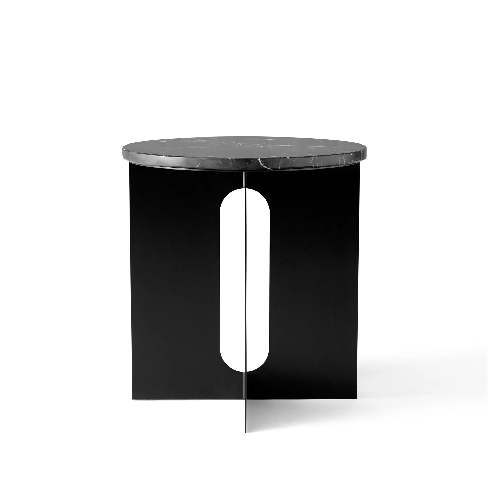 Mesa de apoio Androgyne, Preto, Ø42 cm Audo Copenhagen