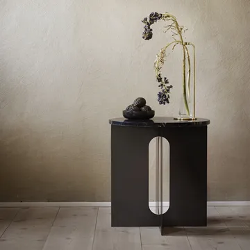 Mesa de apoio Androgyne - Preto, Ø42 cm - Audo Copenhagen