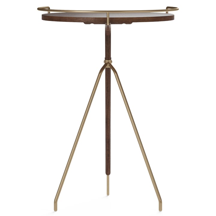 Mesa de apoio nogueira-brilhante latão Umanoff, 60 cm Audo Copenhagen