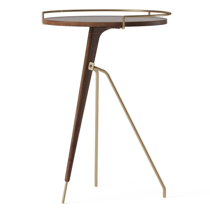 Mesa de apoio nogueira-brilhante latão Umanoff, 60 cm Audo Copenhagen