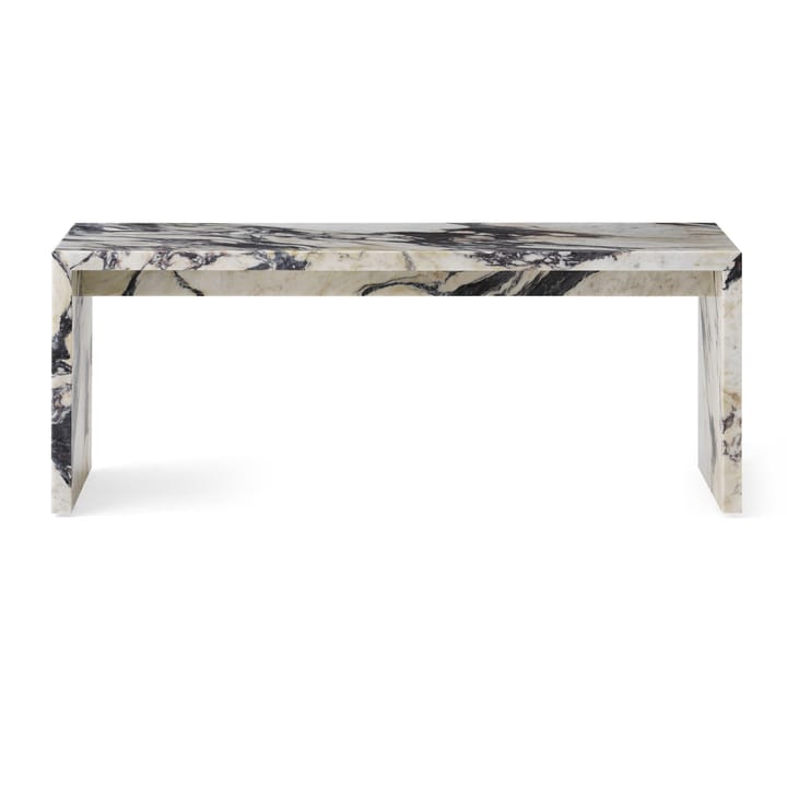 Mesa de apoio Plinth Bridge, Calacatta Viola Audo Copenhagen