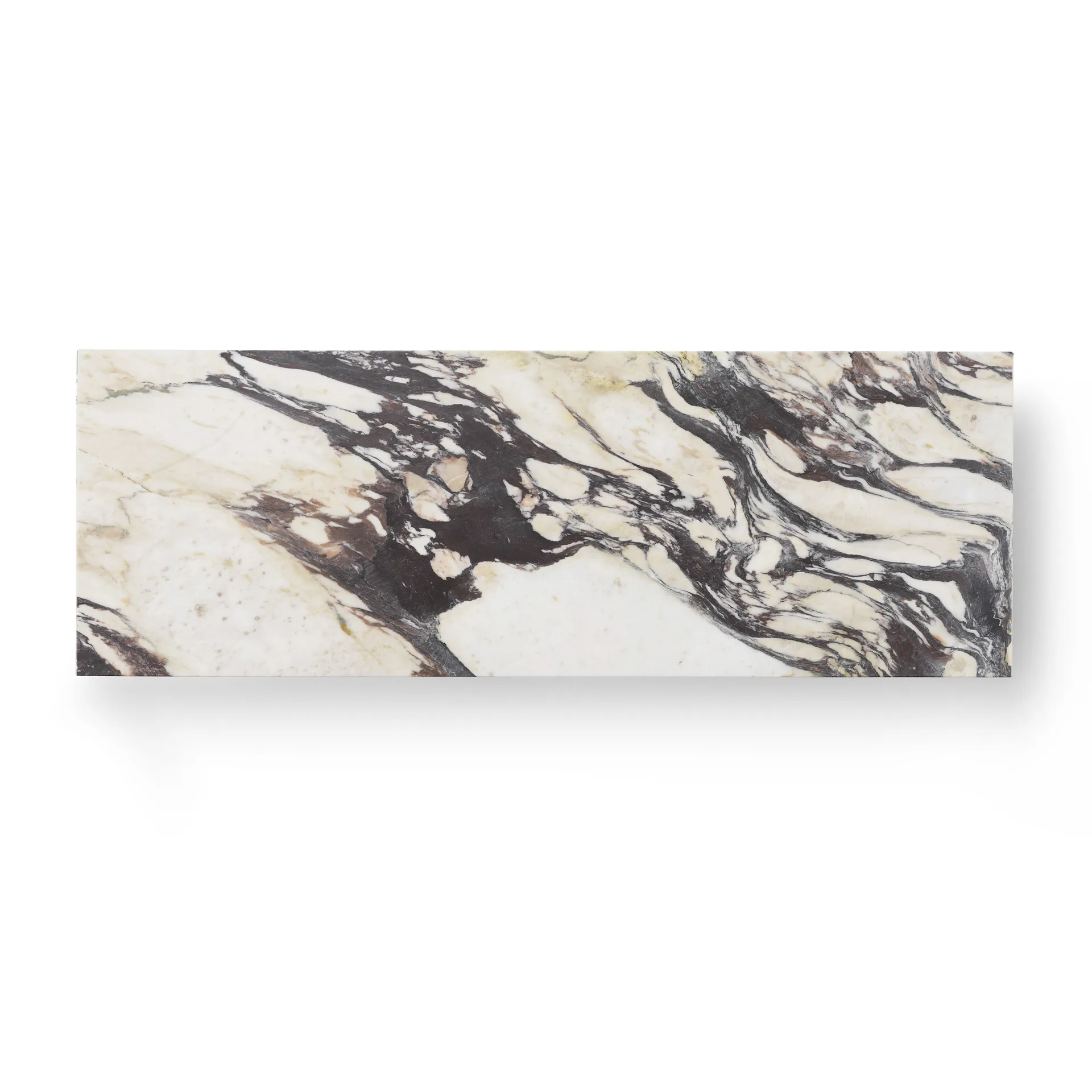 Mesa de apoio Plinth Bridge, Calacatta Viola Audo Copenhagen