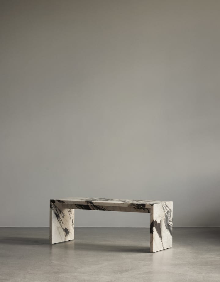 Mesa de apoio Plinth Bridge, Calacatta Viola Audo Copenhagen