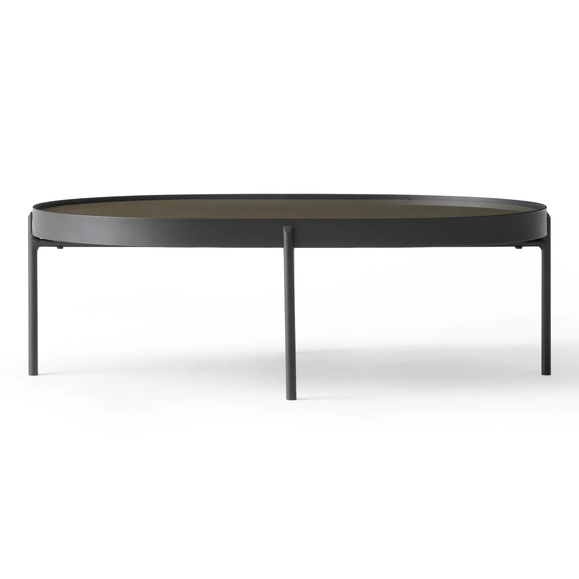 Mesa de centro NoNo L 59.5x96,5 cm, Preto-marrom Audo Copenhagen