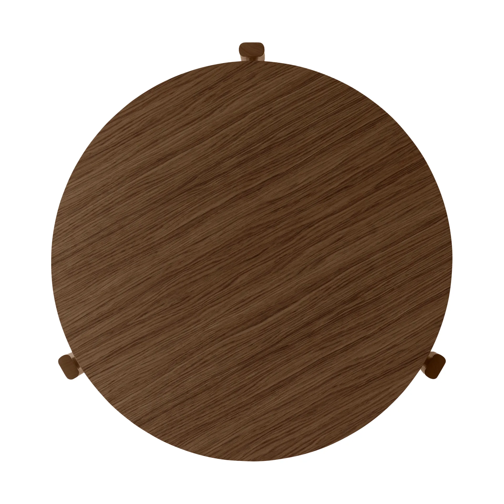 Mesa de centro Passage, Carvalho escuro tingido, Ø70 cm Audo Copenhagen