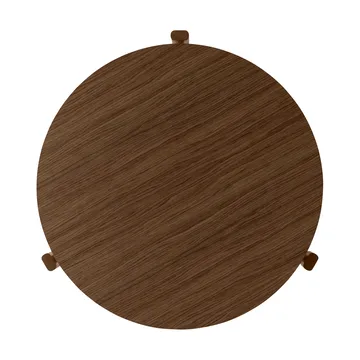 Mesa de centro Passage - Carvalho escuro tingido, Ø70 cm - Audo Copenhagen
