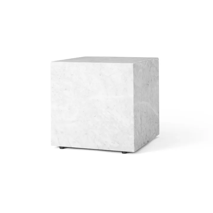 Mesa de centro Plinth - White, cube - Audo Copenhagen