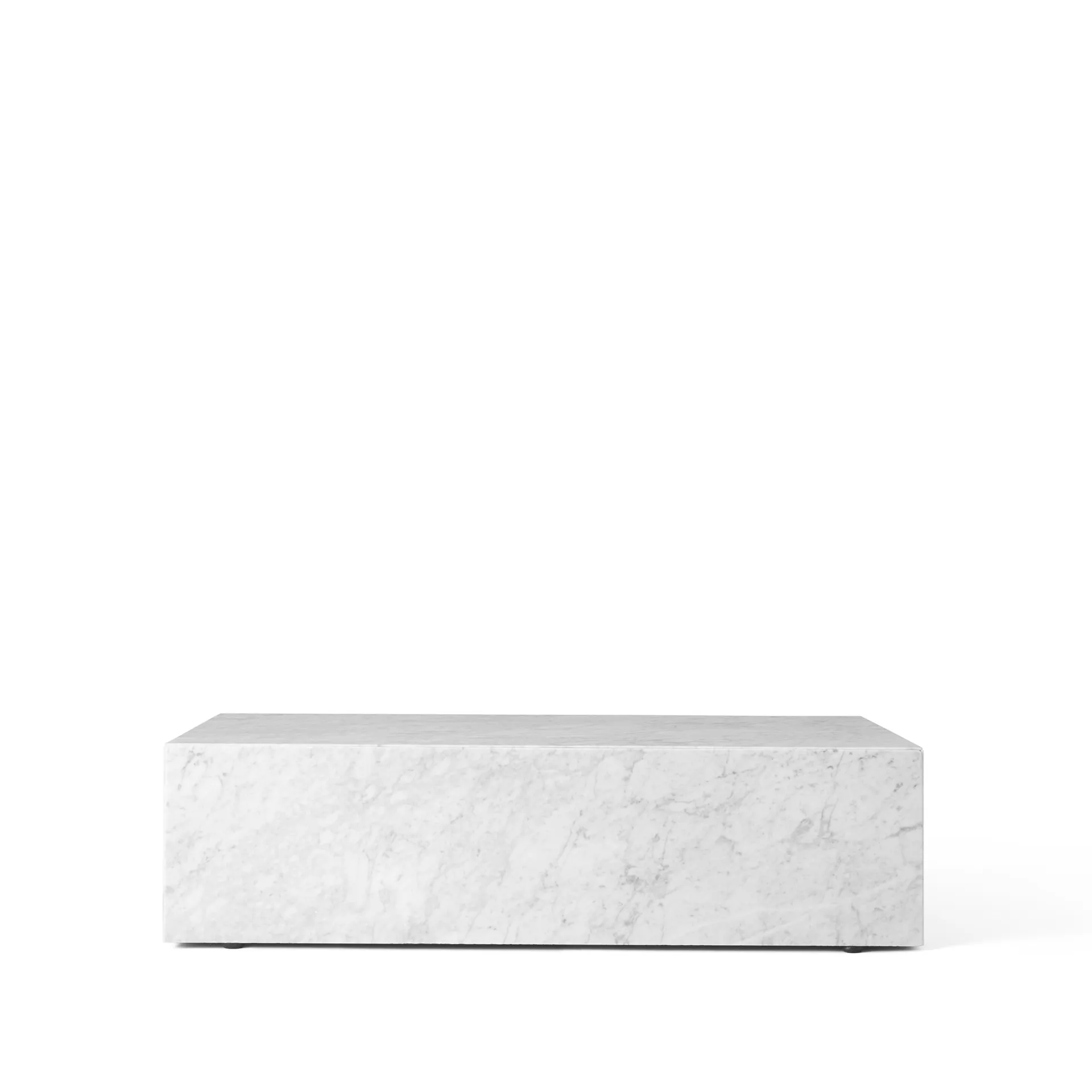 Mesa de centro Plinth, white, low Audo Copenhagen