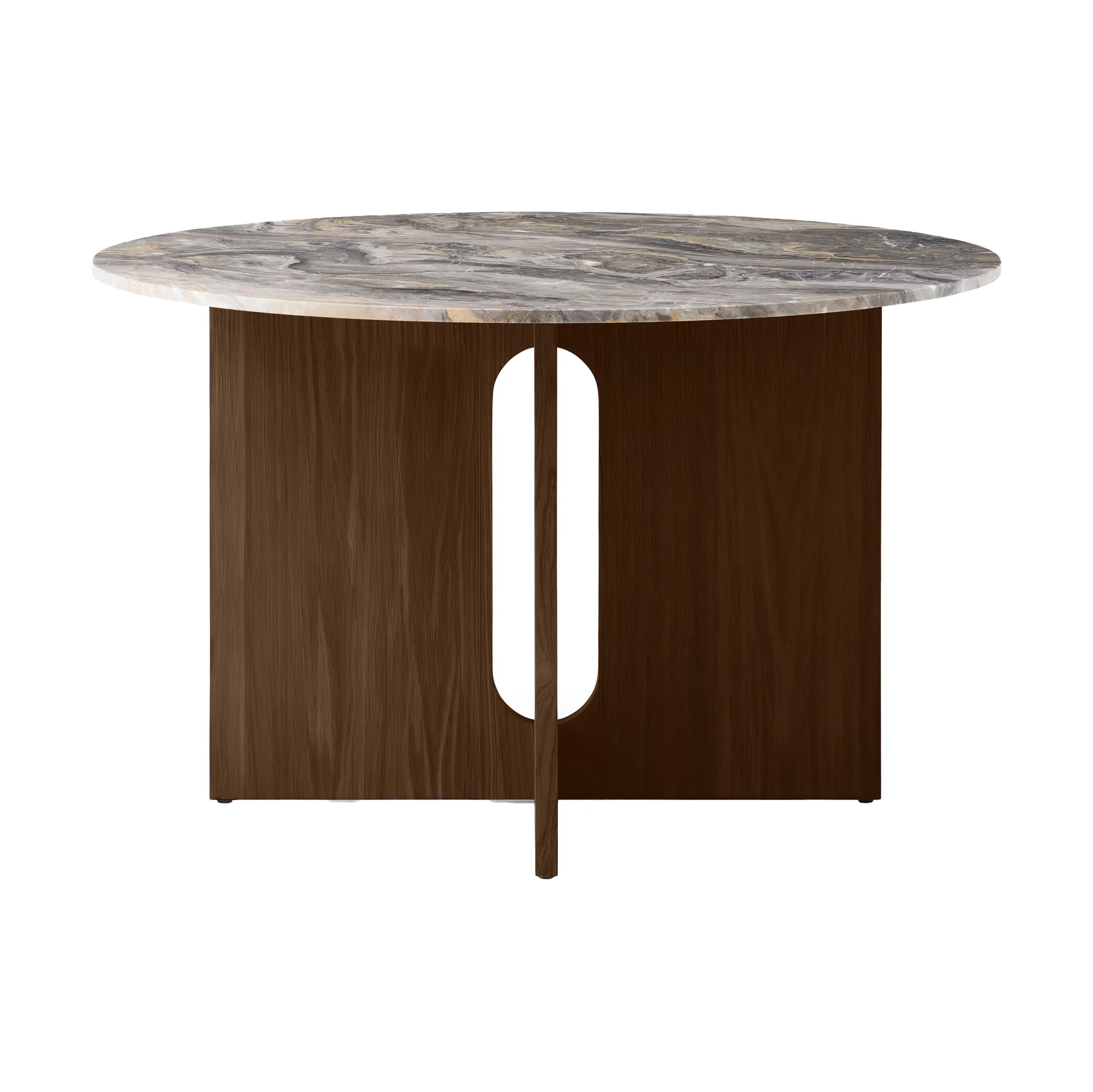 Mesa de jantar Androgyne, Grey galaxy-carvalho escurecido Audo Copenhagen