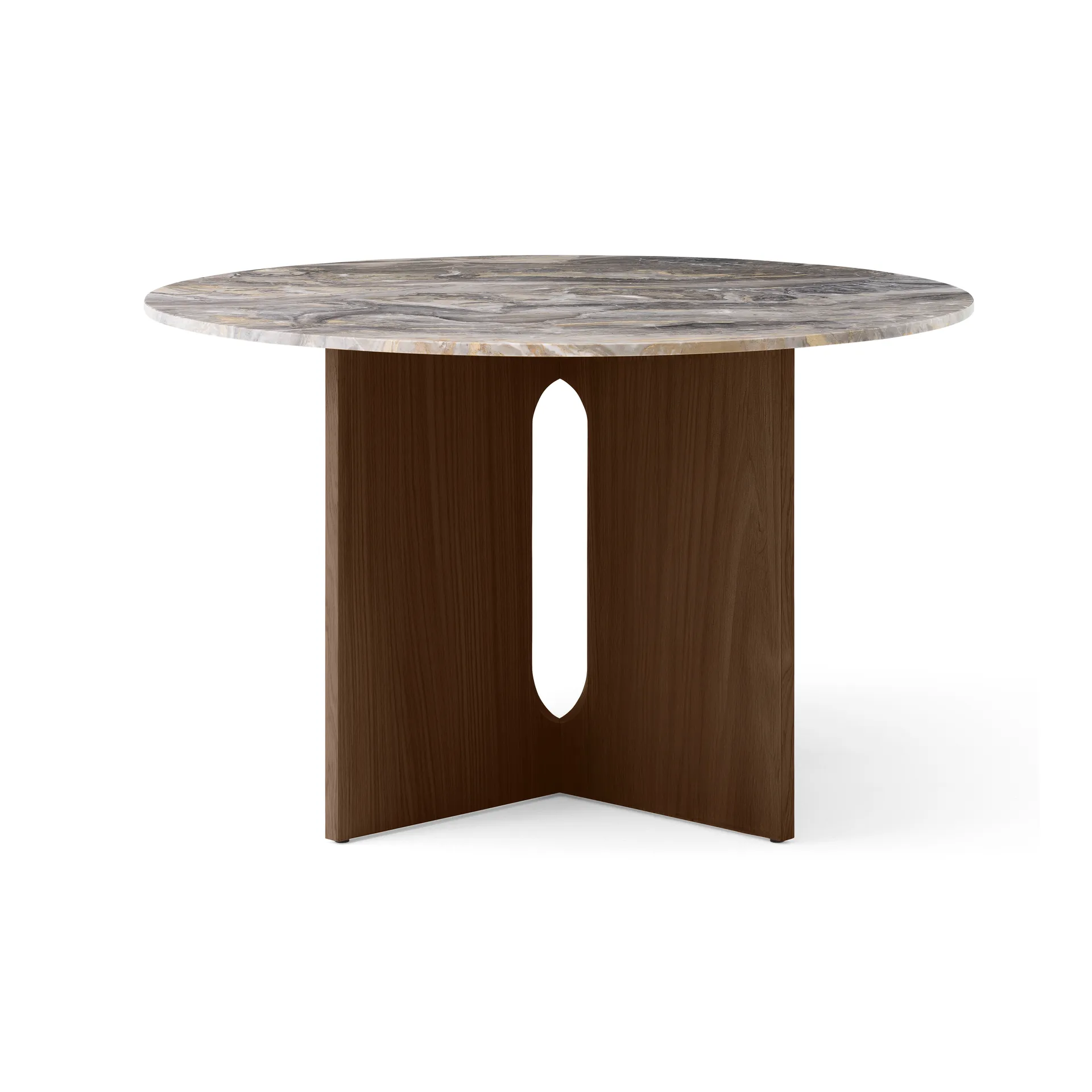 Mesa de jantar Androgyne, Grey galaxy-carvalho escurecido Audo Copenhagen