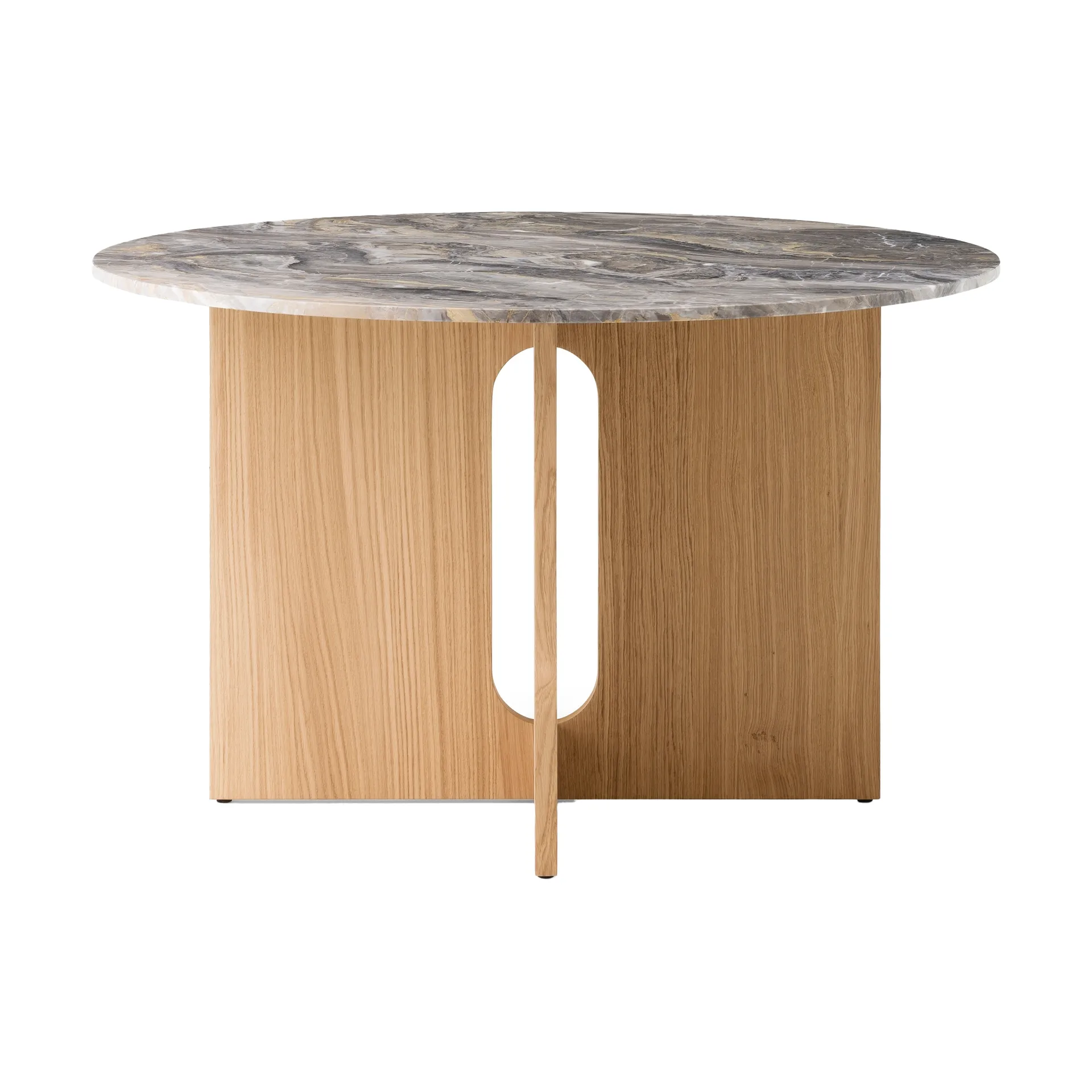 Mesa de jantar Androgyne, Grey galaxy-carvalho não tratado Audo Copenhagen