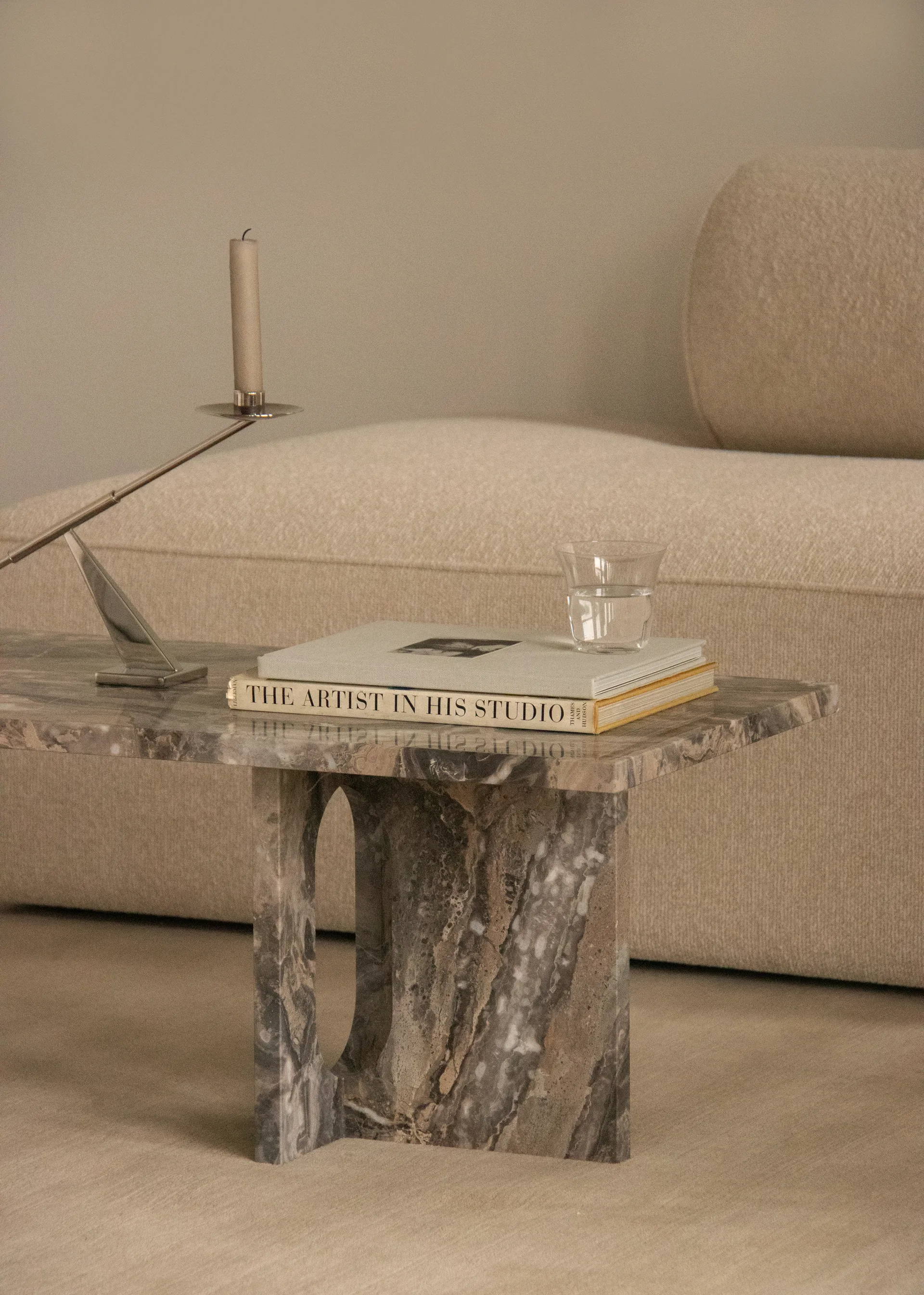 Mesa de lounge Androgyne 45x120 cm, Grey galaxy-grey galaxy Audo Copenhagen