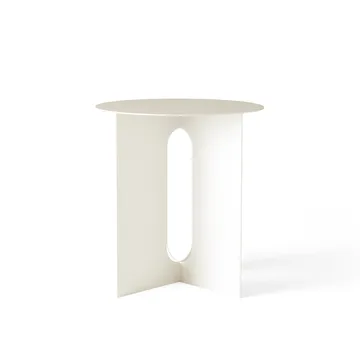 Mesa lateral Androgyne Ø40x43 cm - ivory white - Audo Copenhagen