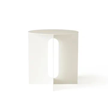 Mesa lateral Androgyne Ø40x43 cm - ivory white - Audo Copenhagen