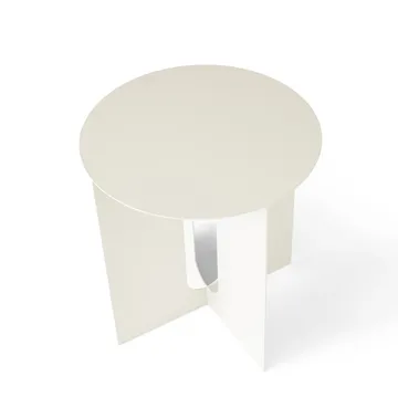 Mesa lateral Androgyne Ø40x43 cm - ivory white - Audo Copenhagen