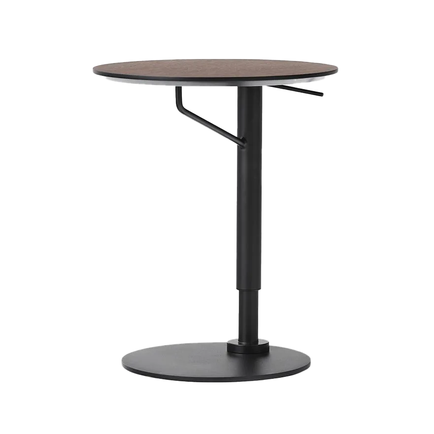 Mesa lateral Branch Ø45 cm, Dark stained oak Audo Copenhagen